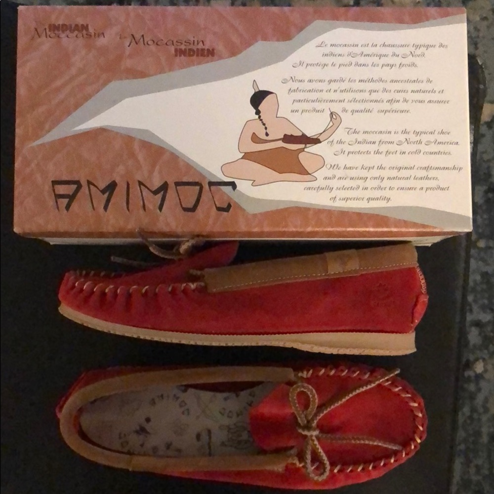 Amimoc moccasins made in Canada sz9